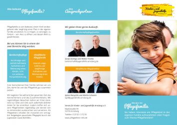 Flyer Pflegefamilien