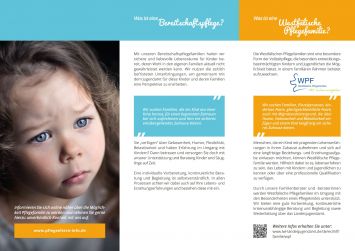 Flyer Pflegefamilie